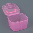 Контейнер для хранения на защелке, 16×16×10,5 см, цвет МИКС - Фото 7