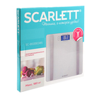 Весы напольные Scarlett SC-BS33ED85, электронные, до 180 кг, с анализатором массы, белые - Фото 4