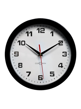 Часы настенные, d-28 см, интерьерные, Классика, бесшумные