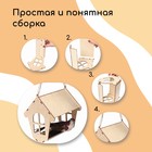 Деревянная кормушка-конструктор для птиц «Избушка» своими руками, 18 × 19 × 21 см, Greengo - Фото 6