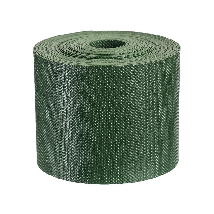 Лента бордюрная, 0.1 × 10 м, толщина 1.2 мм, пластиковая, зелёная, Greengo - фото 1890731835