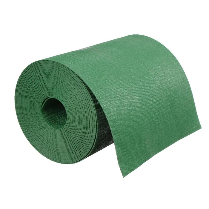 Лента бордюрная, 0.2 × 10 м, толщина 1.2 мм, пластиковая, зелёная, Greengo - фото 1908361435