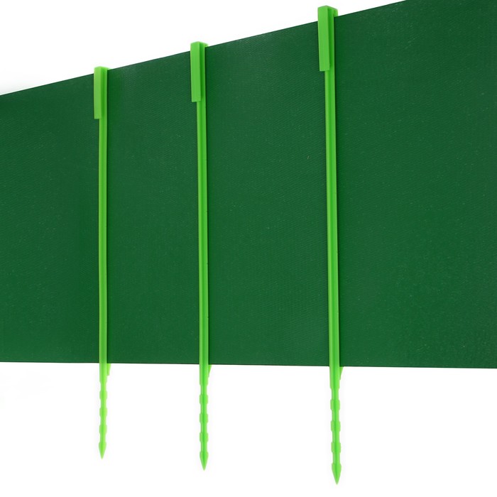 Лента бордюрная, 0.3 × 10 м, толщина 1.2 мм, пластиковая, зелёная, Greengo - фото 1908361458