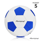 Мяч футбольный ONLYTOP, ПВХ, машинная сшивка, 32 панели, р. 5 - фото 4532316