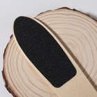 Тёрка для ног, наждачная, двусторонняя, 16,5 см, деревянная - Фото 7