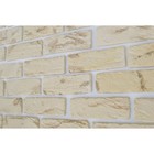 Гипсовая плитка «ВИНТАЖ», 200×65 мм, 0.5 м². цвет бежевый, 33 шт. - Фото 1