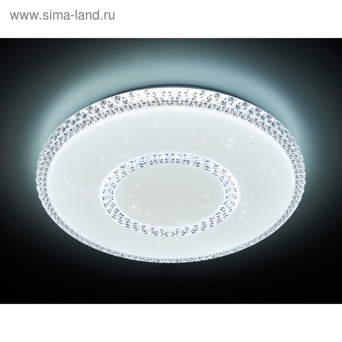 Светильник Ambrella light Fouls 96Вт LED белый 50x50x7 см - Фото 1