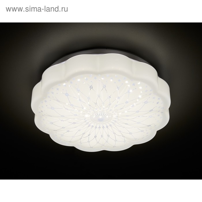 Светильник Ambrella light Livit 15Вт LED белый 28x28x7,5 см - Фото 1