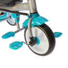 Велосипед трёхколёсный Micio Uno 2018, колёса EVA 10"/8", цвет голубой/серый - Фото 2