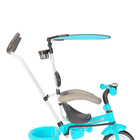 Велосипед трёхколёсный Micio Uno 2018, колёса EVA 10"/8", цвет голубой - Фото 9