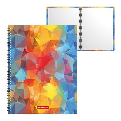 Папка с 20 вкладышами А4, 550 мкм, ErichKrause Dynamique, спираль, с рисунком