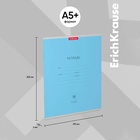 Тетрадь 18 листoв в линейку, ErichKrause «Классика», обложка мелованный картон, голубая - Фото 3