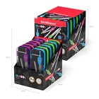 Циркуль металлический ErichKrause School, 123 мм + карандаш, максимальный радиус 18.5 см, в футляре, МИКС - Фото 7