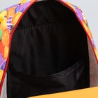 Рюкзак молодёжный "Сладости", 2 отдела на молнии, наружный карман - Фото 5