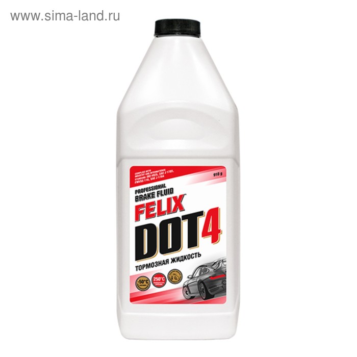 Тормозная жидкость Felix ДОТ4, 910 г