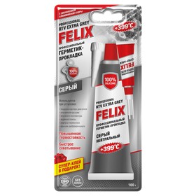 Герметик-прокладка FELIX серый, 100 г