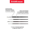 Набор кистей, микс, 4 штуки, Erich Krause. Состав: "Пони" круглые № 2 и № 6, щетина плоская № 4 и № 8, в блистере 1365498 - фото 911168