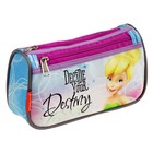 Пенал мягкий 2 отделения, объемный 100х210х50мм Erich Krause Disney "Феи: Цветочная вечеринка", изготовлен из износостойкого 100%-го полиэстера - Фото 1