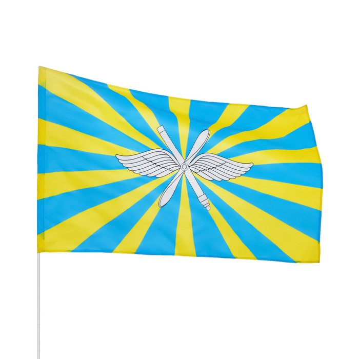 Флаг ВВС, 90 х 135 см, полиэфирный шёлк - фото 1884828867
