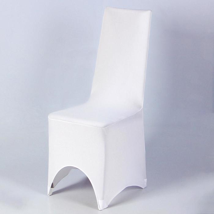 Чехол свадебный на стул, белый - Фото 1