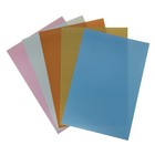 Картон цветной металлизированный А4, 5 листoв, 5 цветов "Хобби тайм", 190 г/м2, МИКС - Фото 2