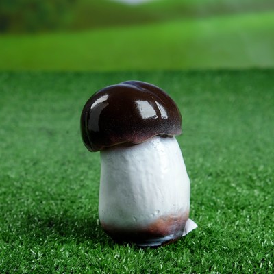 Садовая фигура "Гриб-боровик" 11х6х6см