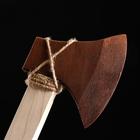 Сувенирное деревянное оружие "Топор Охотничий", 43 см, массив бука - Фото 2