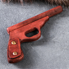 Сувенирное деревянное оружие "Пистолет полицейский", 25 см, массив бука - Фото 1