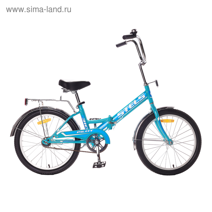 Велосипед 20" Stels Pilot-310, Z011, цвет бирюзовый/синий, размер 13" - Фото 1