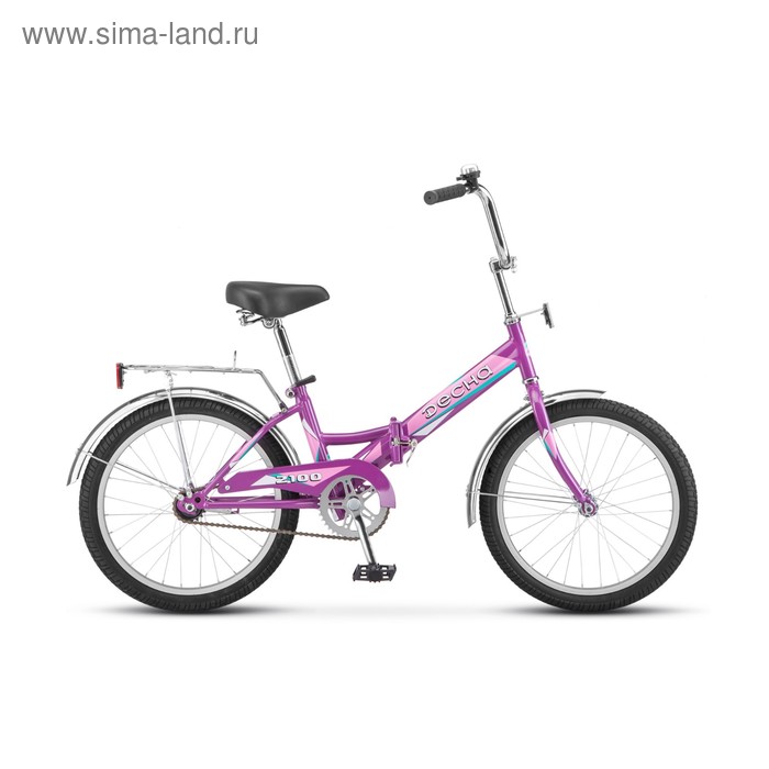Велосипед 20" Десна-2100, Z011, цвет пурпурный, размер 13" - Фото 1