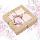 Полотенце подарочное "Этель" Для женщин, дымчато-розовый 70х140 см бамбук, 450 г/м² - Фото 1