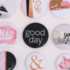 Наборзначков на объемном скотче (топсы) для скрапбукинга "That is a good day!", 9,5*14см - Фото 3