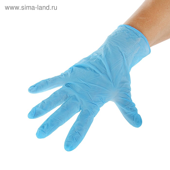 Перчатки нитриловые нестерильныеильные неопудренные, размер XL - Фото 1