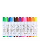 Фломастеры 24 цвета «Мышка», в пластиковом пенале с ручкой, вентилируемый колпачок - Фото 4