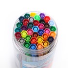 Фломастеры 36 цветов в пластиковом тубусе с ручкой Сова вентилируемый колпачок МИКС - Фото 2