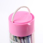 Фломастеры 36 цветов в пластиковом тубусе с ручкой Смайл вентилируемый колпачок МИКС - Фото 6
