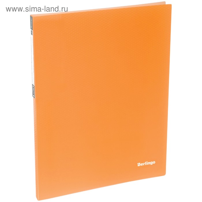 Папка-скоросшиватель А4, 170 мкм Berlingo Neon, неоновая оранжевая - Фото 1