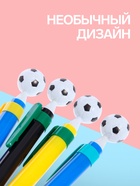 Ручка-прикол Calligrata «Футбольный мяч», шариковая, МИКС - Фото 2