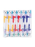 Ручка-прикол Calligrata «Футбольный мяч», шариковая, МИКС (комплект 12 шт) - фото 68074062