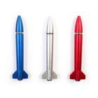 Ручка шариковая-прикол, «Ракета», с фонариком, МИКС - Фото 1