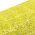 Сетка «Флерон», металлизированная, BOZA, лимонный, 0,53 x 4,57 м - Фото 3