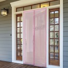 Сетка антимоскитная на магнитной ленте Доляна, 90×210 см, цвет розовый - Фото 1