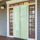 Сетка антимоскитная на магнитной ленте100x210 см, цвет зеленый - Фото 1