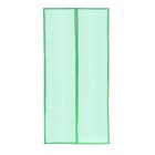 Сетка антимоскитная на магнитной ленте100x210 см, цвет зеленый - Фото 2