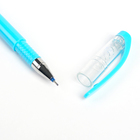 Ручка гелевая со стираемыми чернилами 0,38 мм, стержень синий, корпус МИКС - Фото 4