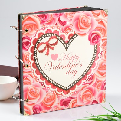 Фотоальбом 30 листов "Миллион роз" (на кольцах) 27,5х26,5 см