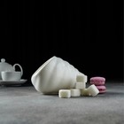 Сахарница Magistro «Ракушка», 330 мл, фарфор, белая - Фото 5