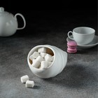 Сахарница Magistro «Ракушка», 330 мл, фарфор, белая - Фото 7