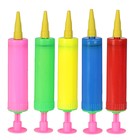 Насос для шаров, 18 см, с ручкой, цвета МИКС - Фото 2