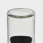 Банка для сыпучих Доляна «Премиум», 550 мл, 15×8 см, с металлической крышкой, с местом под надпись, стекло, прозрачная - Фото 7